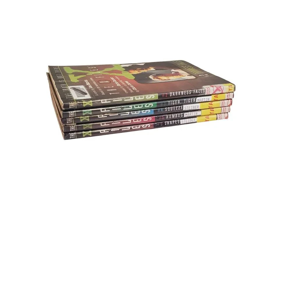 X Files Book Lot‎ Youth Young Adult Fiction 1990s 2 thru 6 Les Martin